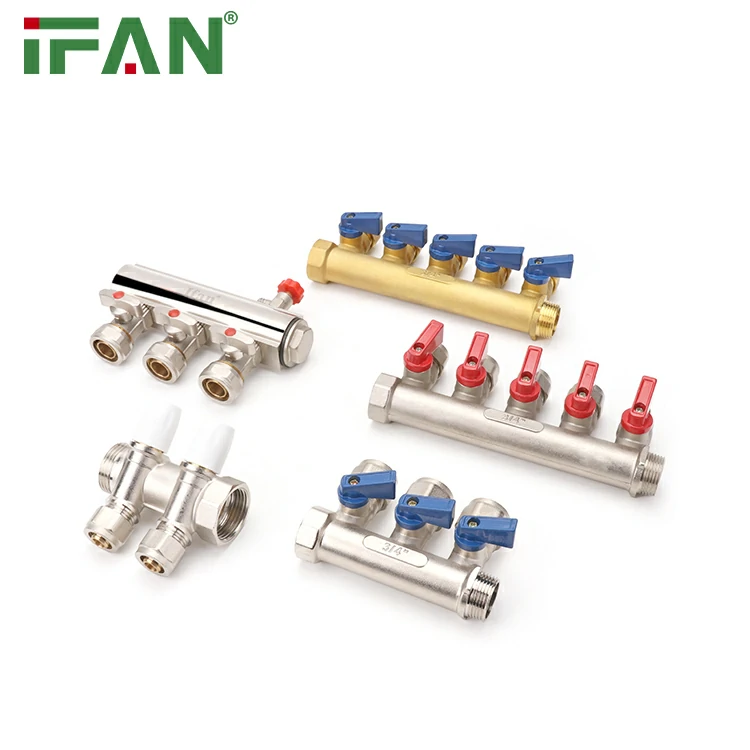 Messingmanifold for multisonesystemer