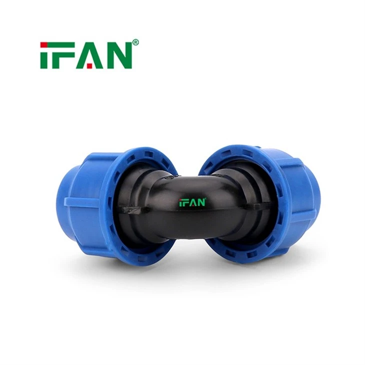 Professional PP Compression Fittings For HDPE Pipe Connections high quality